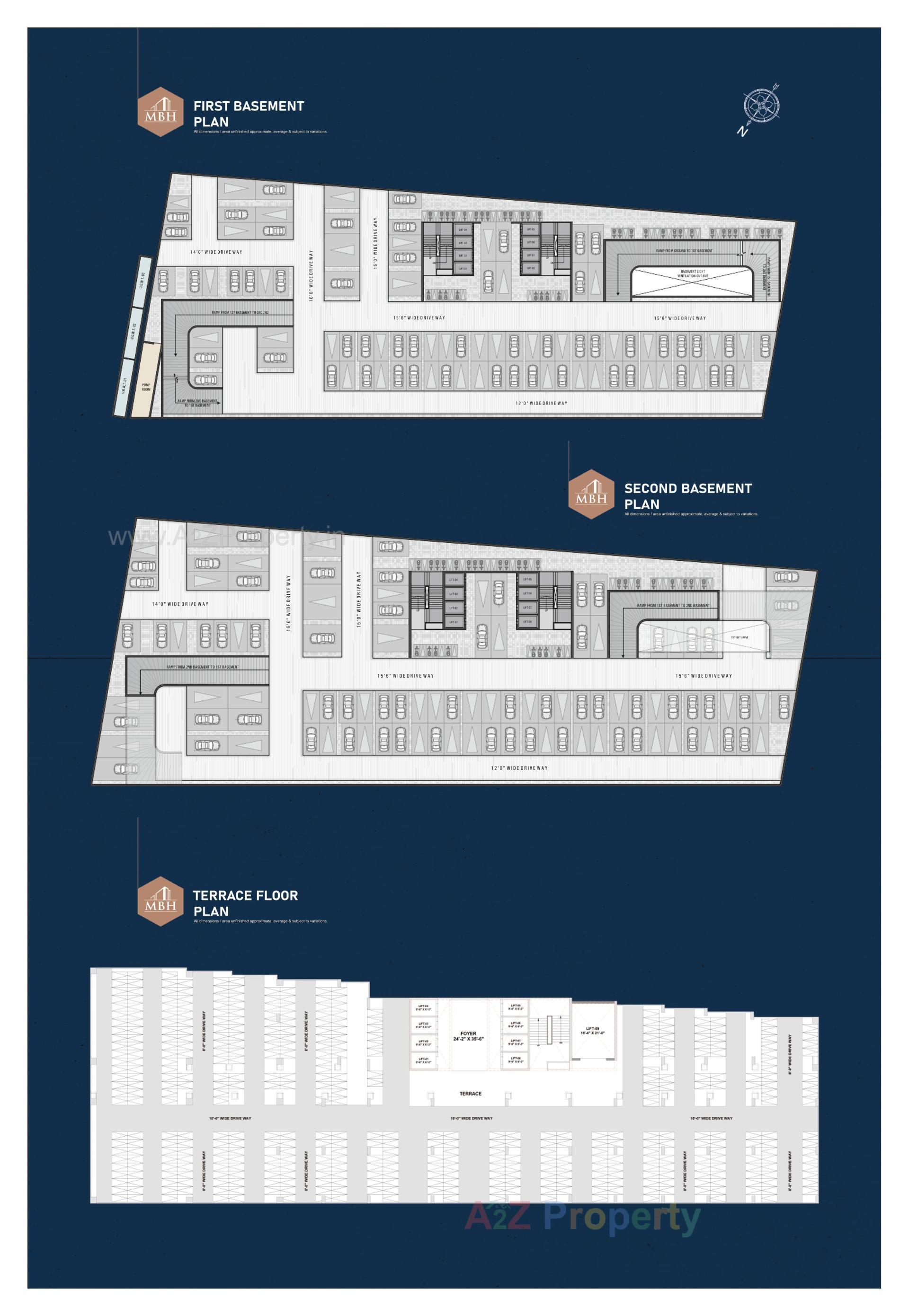 Layout of real estate project Millennium Business Hub located at Nana Varachha, Surat, Gujarat