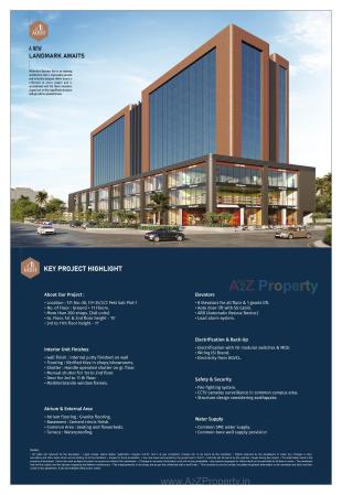 Elevation of real estate project Millennium Business Hub located at Nana Varachha, Surat, Gujarat