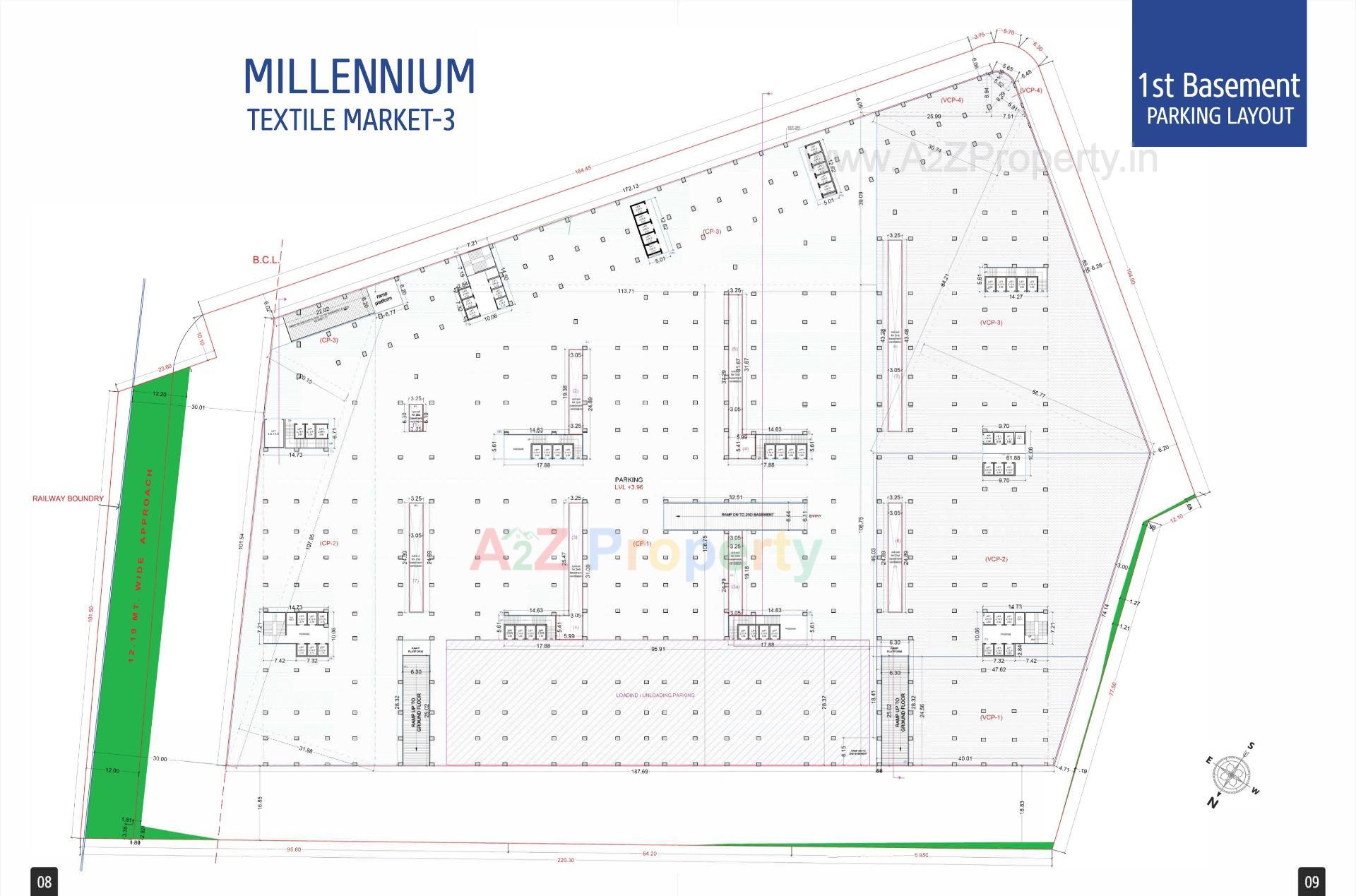  of real estate project Millennium Textile Market located at Anjana, Surat, Gujarat