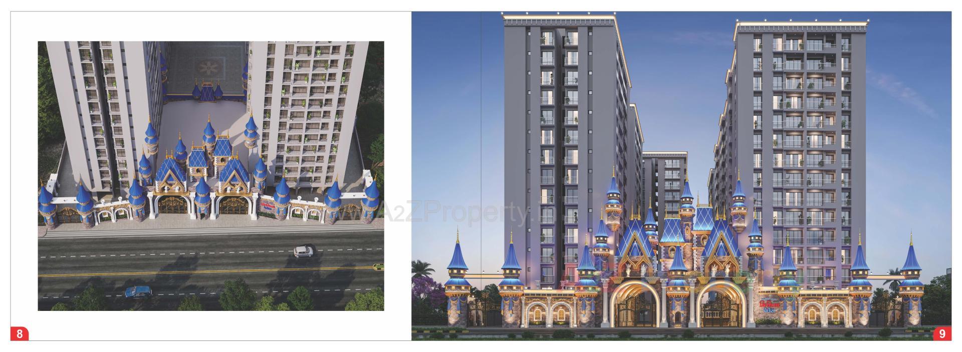 3D Elevation of real estate project Mithila Palace located at Abrama, Surat, Gujarat