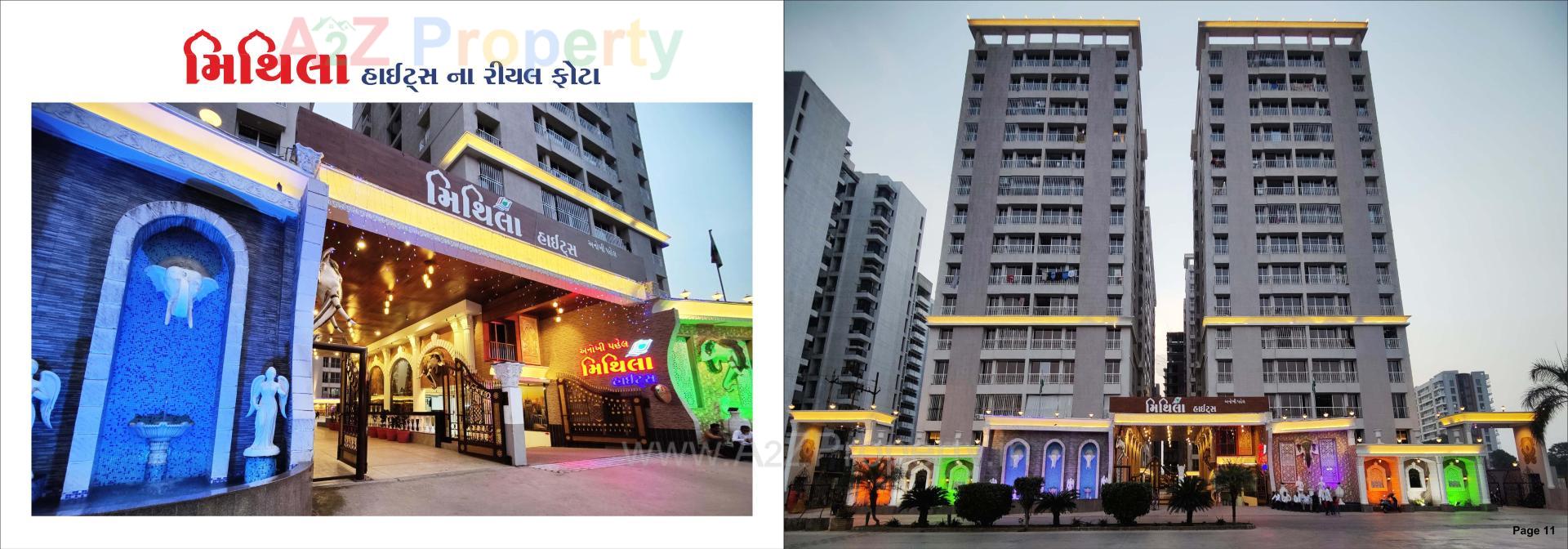 3D Elevation of real estate project Mithila Sky located at Valak, Surat, Gujarat