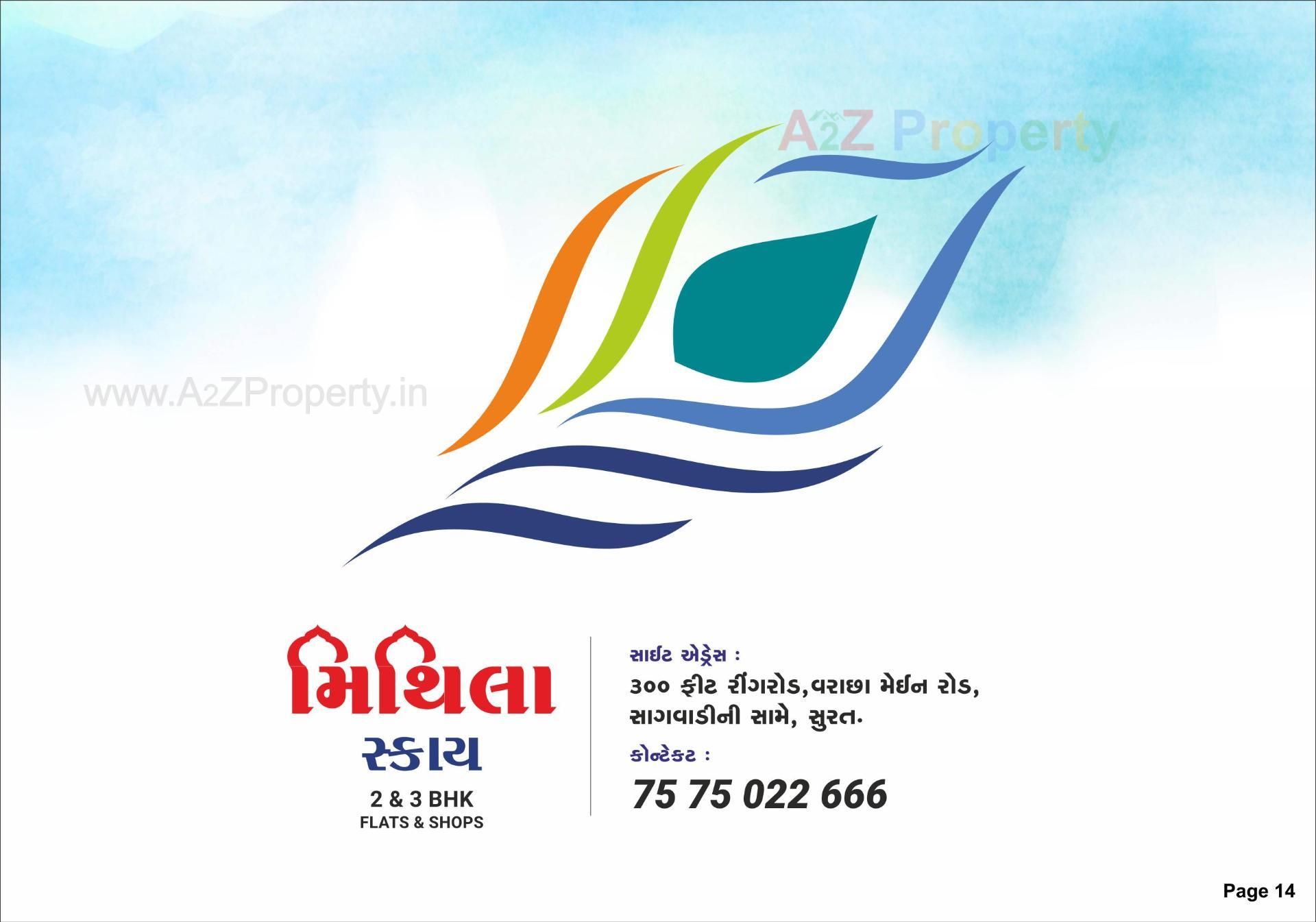  of real estate project Mithila Sky located at Valak, Surat, Gujarat