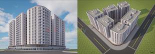 Elevation of real estate project Mithila Sky located at Valak, Surat, Gujarat
