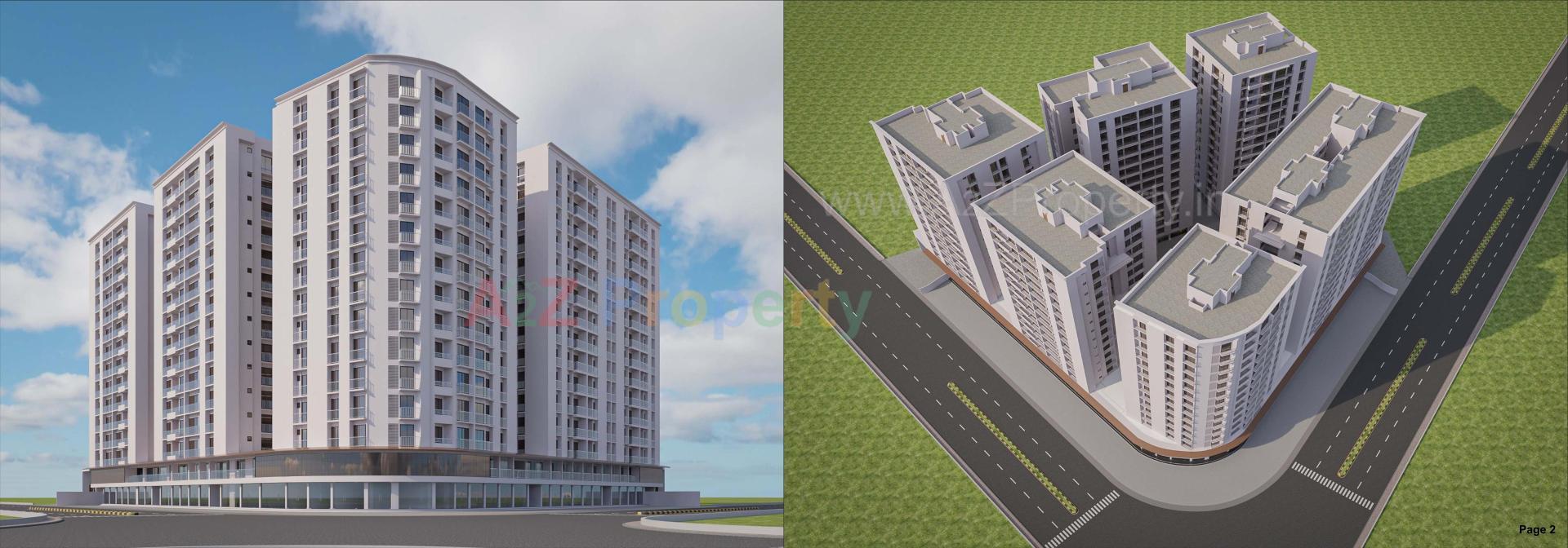 3D Elevation of real estate project Mithila Sky located at Valak, Surat, Gujarat