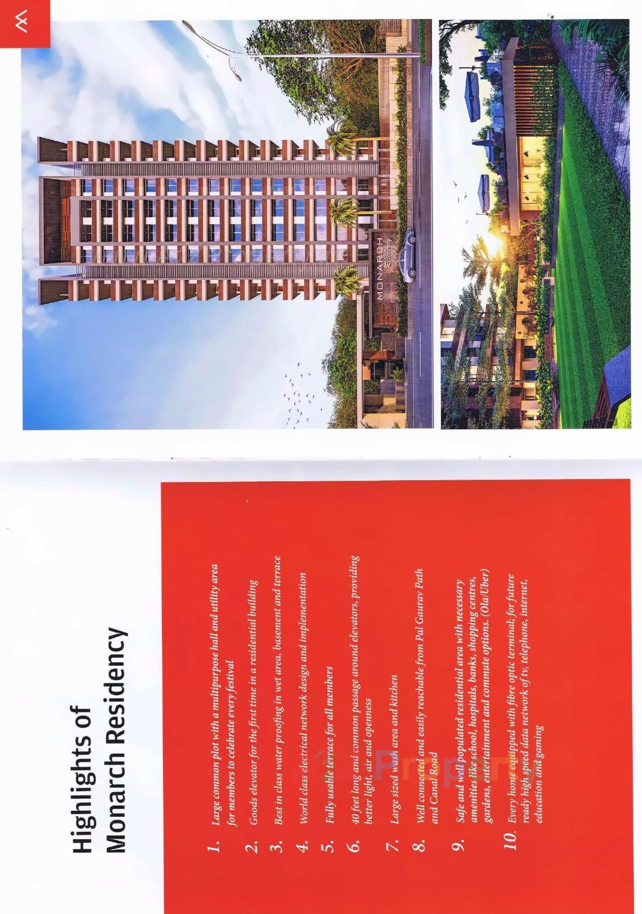  of real estate project Monarch Residency located at Palanpur, Surat, Gujarat
