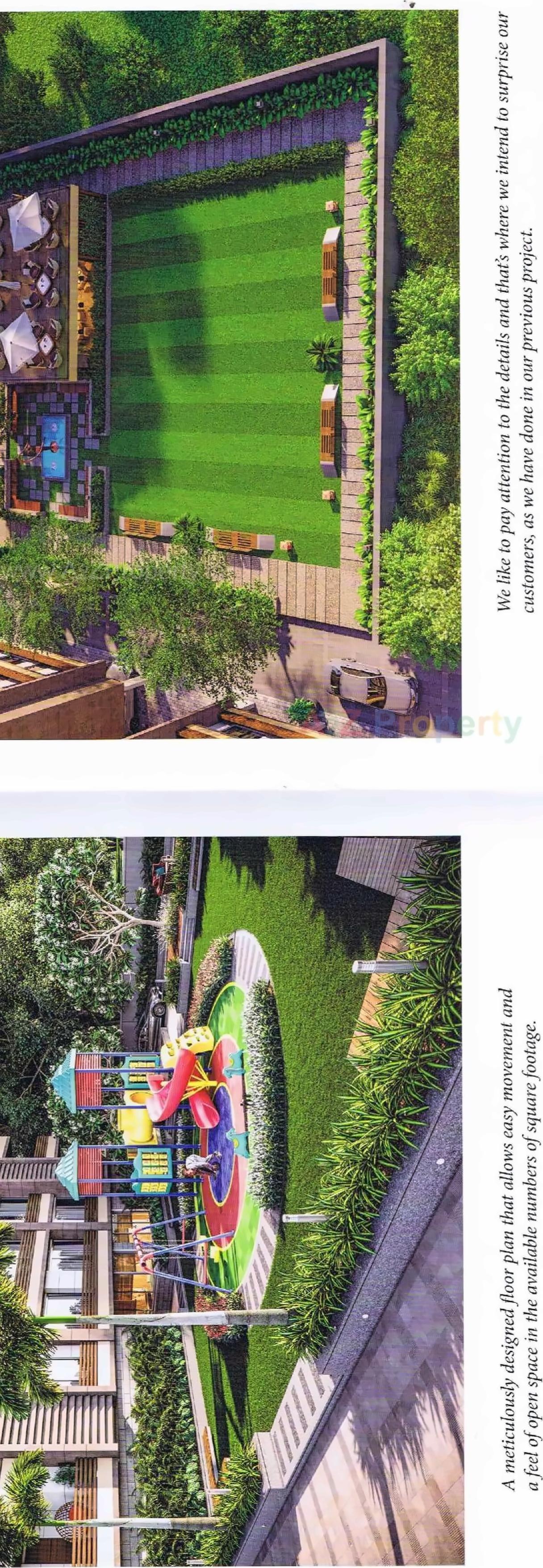 3D Elevation of real estate project Monarch Residency located at Palanpur, Surat, Gujarat