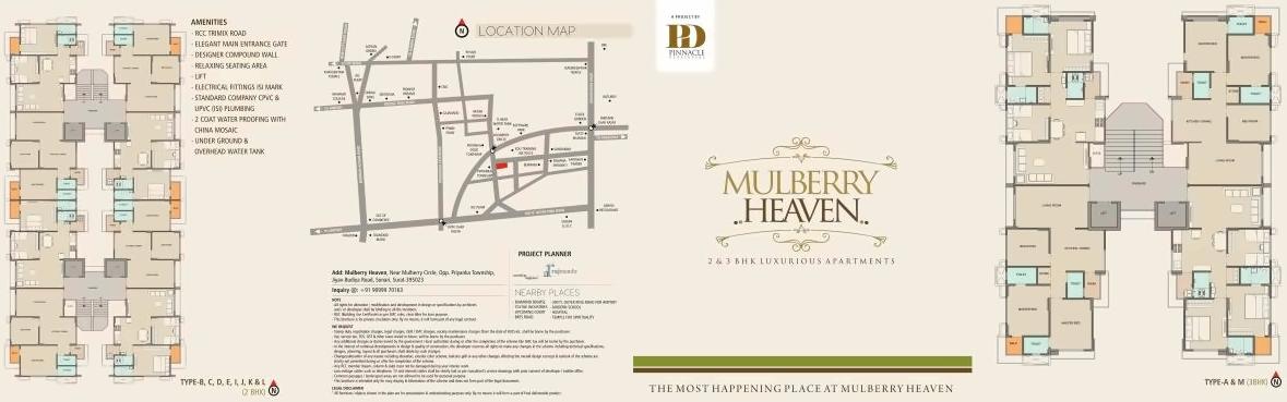  of real estate project Mulberry Heaven located at Sonari, Surat, Gujarat