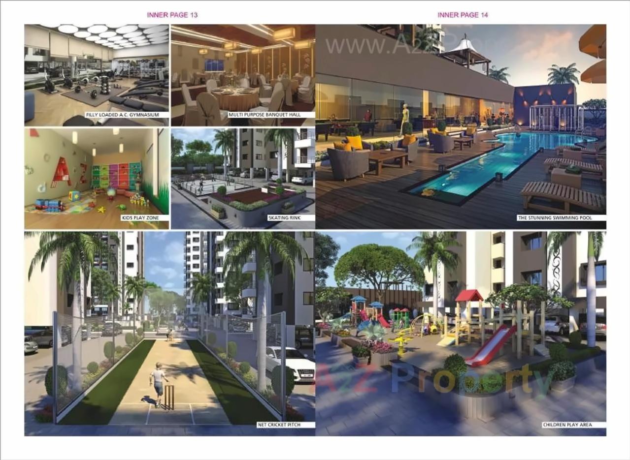 3D Elevation of real estate project Nakshatra Nebula located at Surat, Surat, Gujarat