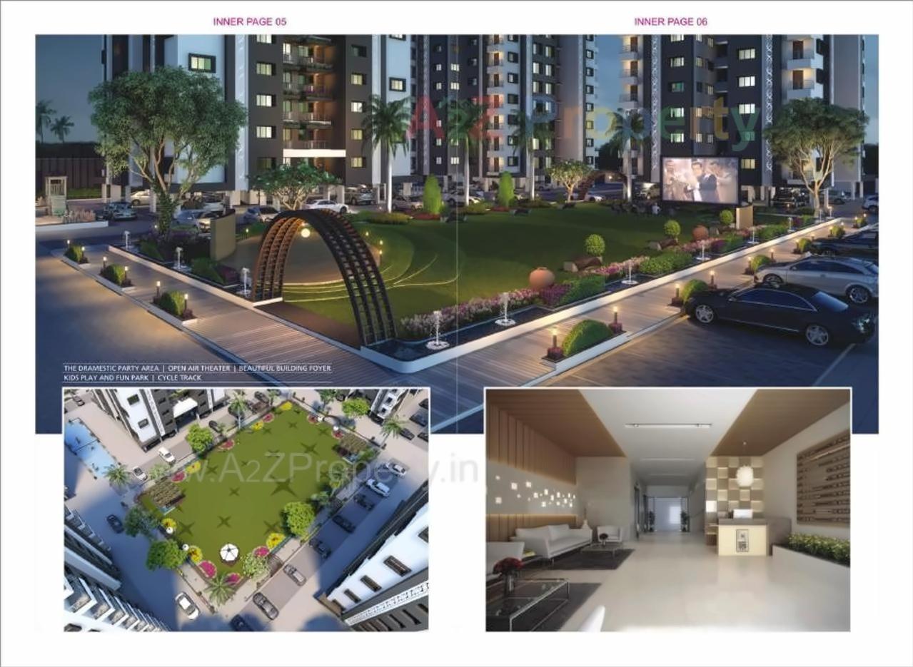 3D Elevation of real estate project Nakshatra Nebula located at Surat, Surat, Gujarat