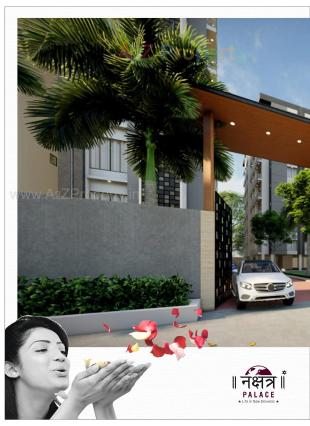 Elevation of real estate project Nakshatra Palace located at Kholvad, Surat, Gujarat