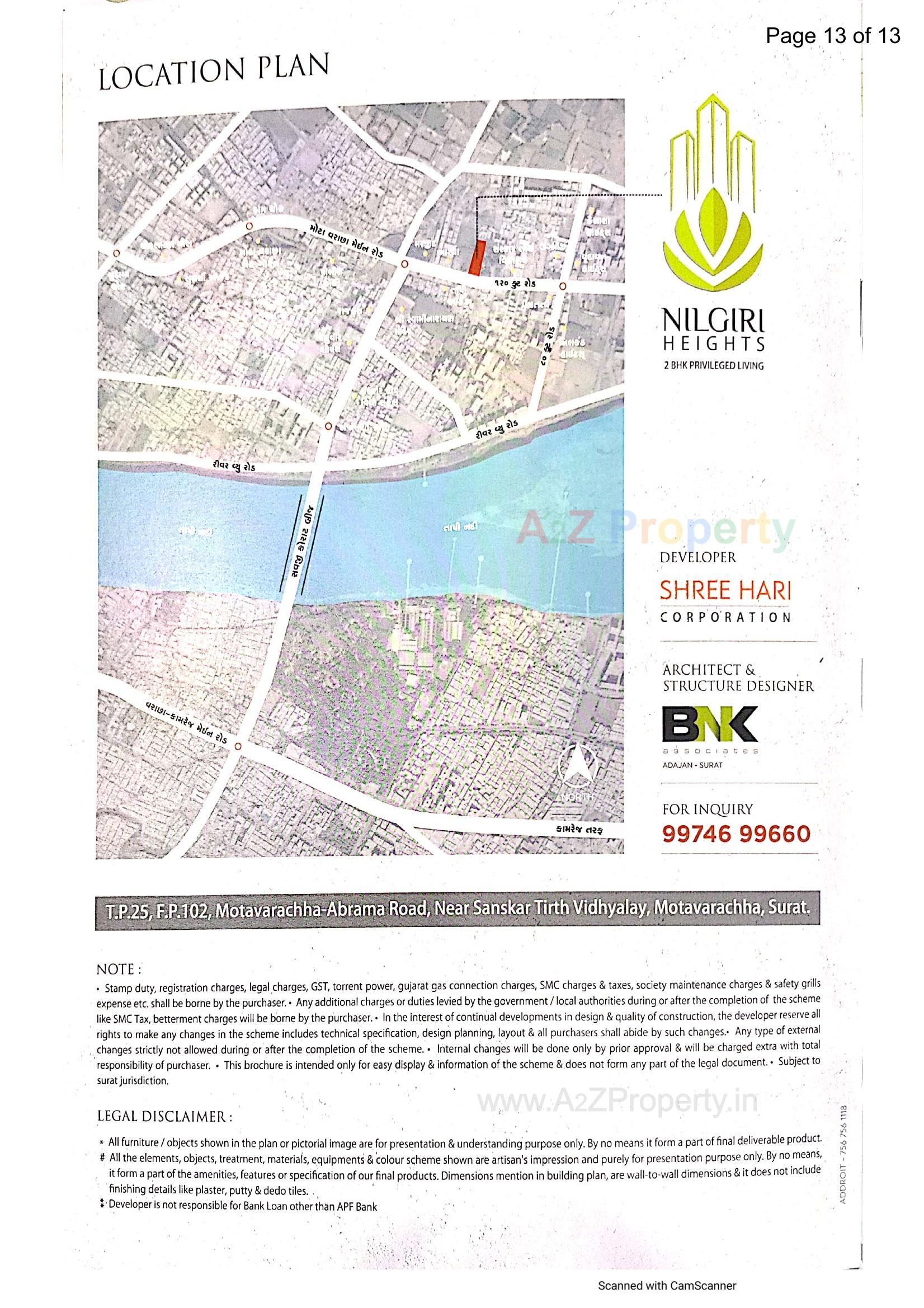  of real estate project Nilgiri Heights located at Mo, Surat, Gujarat