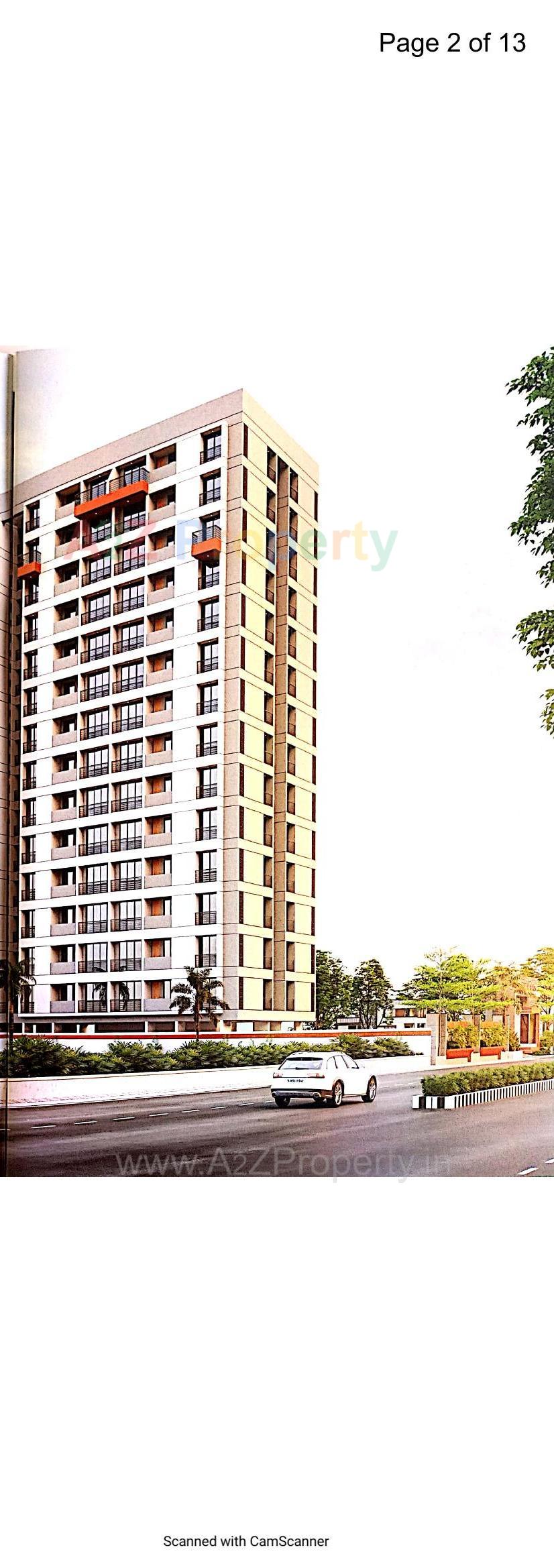 3D Elevation of real estate project Nilgiri Heights located at Mo, Surat, Gujarat