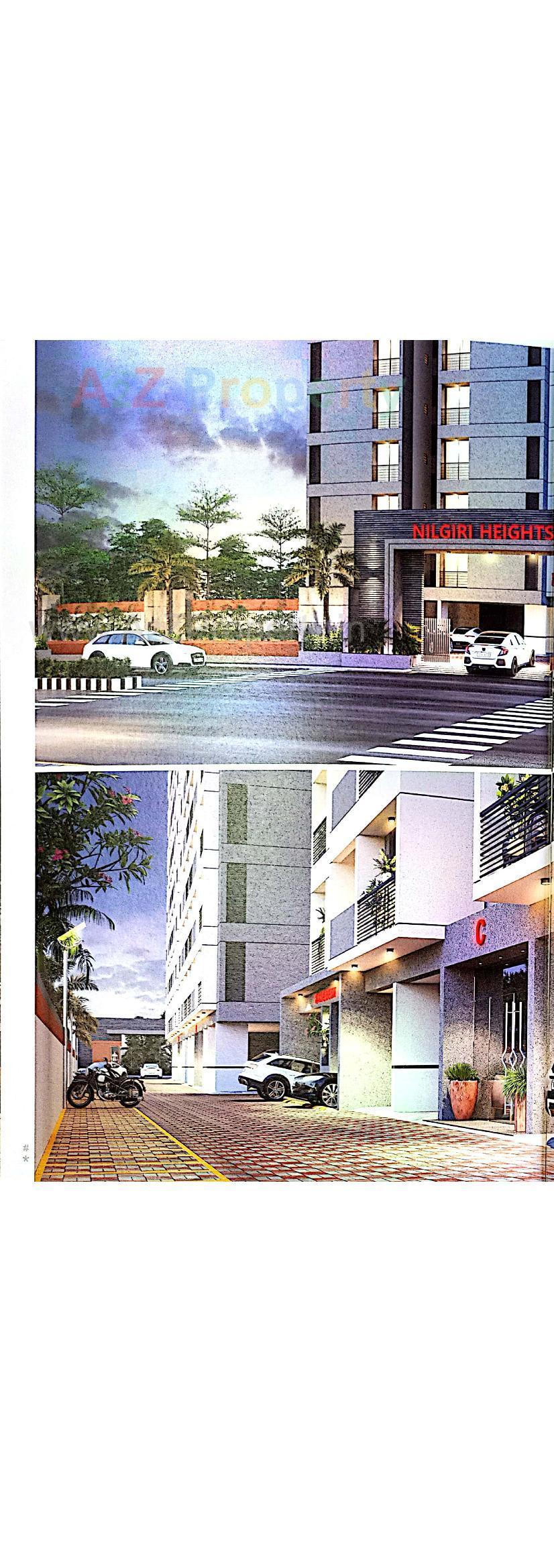 3D Elevation of real estate project Nilgiri Heights located at Mo, Surat, Gujarat
