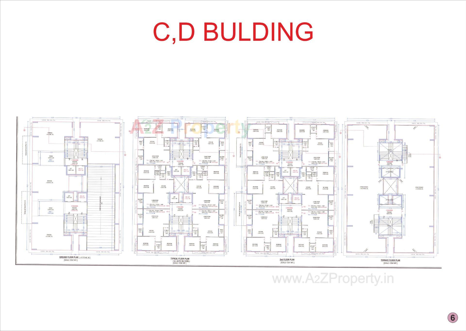 Layout of real estate project Nilkanth Elegance located at Variyav, Surat, Gujarat
