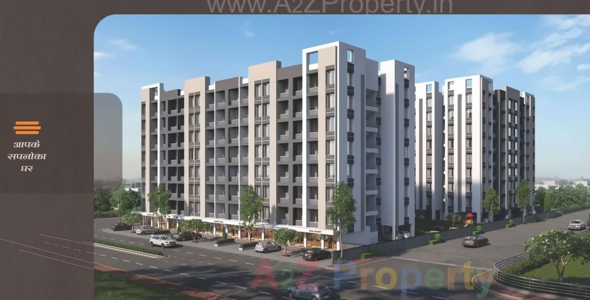 3D Elevation of real estate project Nilkanth Heights located at Pali, Surat, Gujarat
