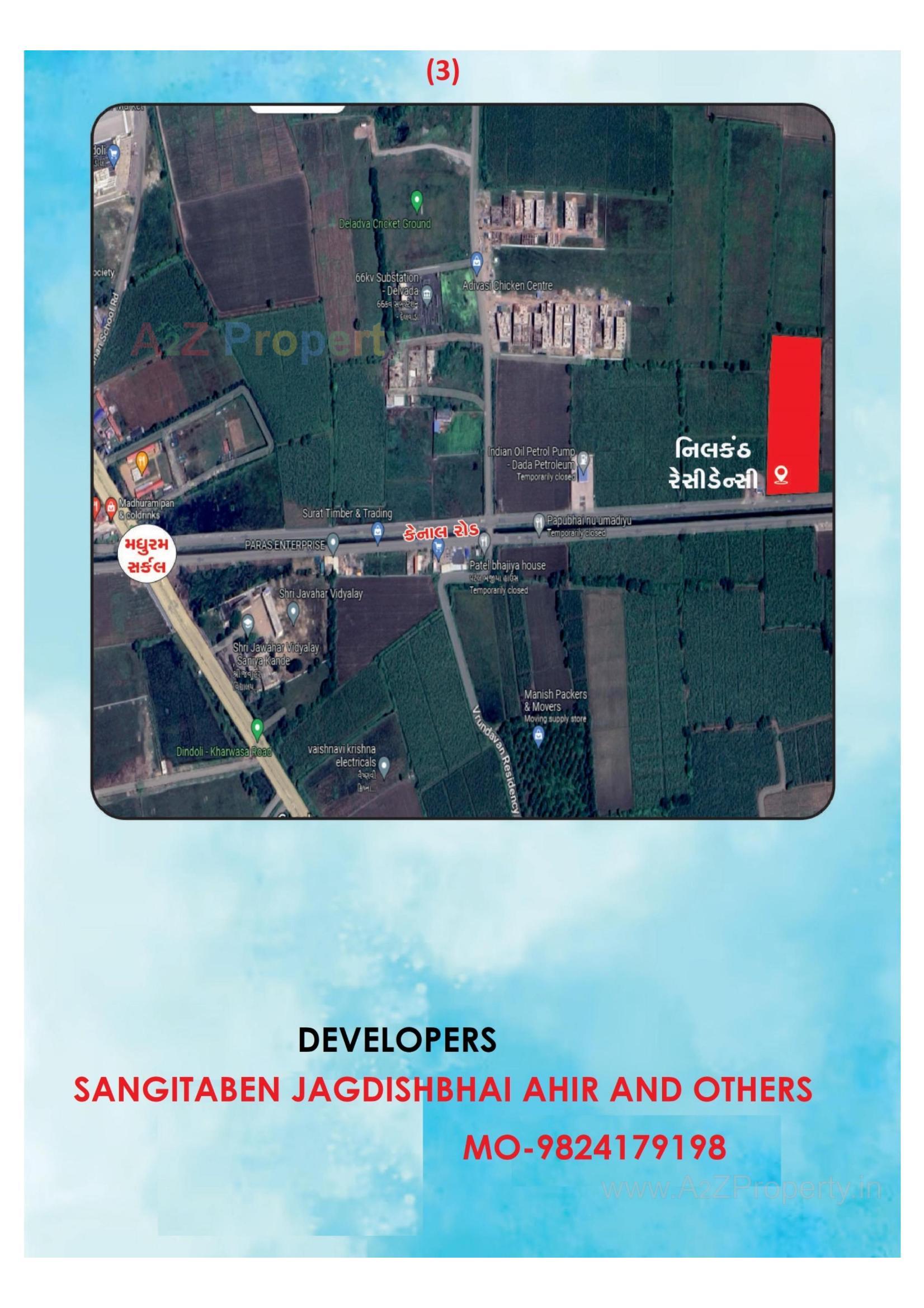  of real estate project Nilkanth Residency located at Deladava, Surat, Gujarat