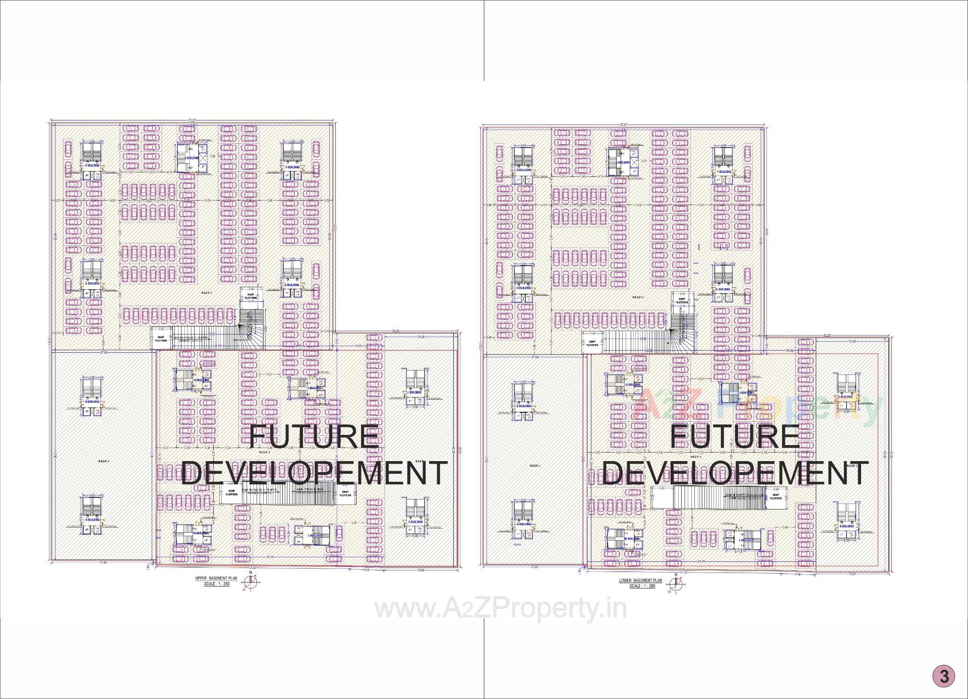 Layout of real estate project Nilkanth Sun located at Variyav, Surat, Gujarat