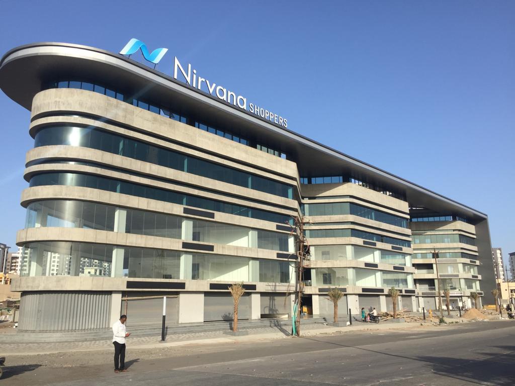 112401_const of real estate project Nirvana Shoppers located at Jahangirabad, Surat, Gujarat