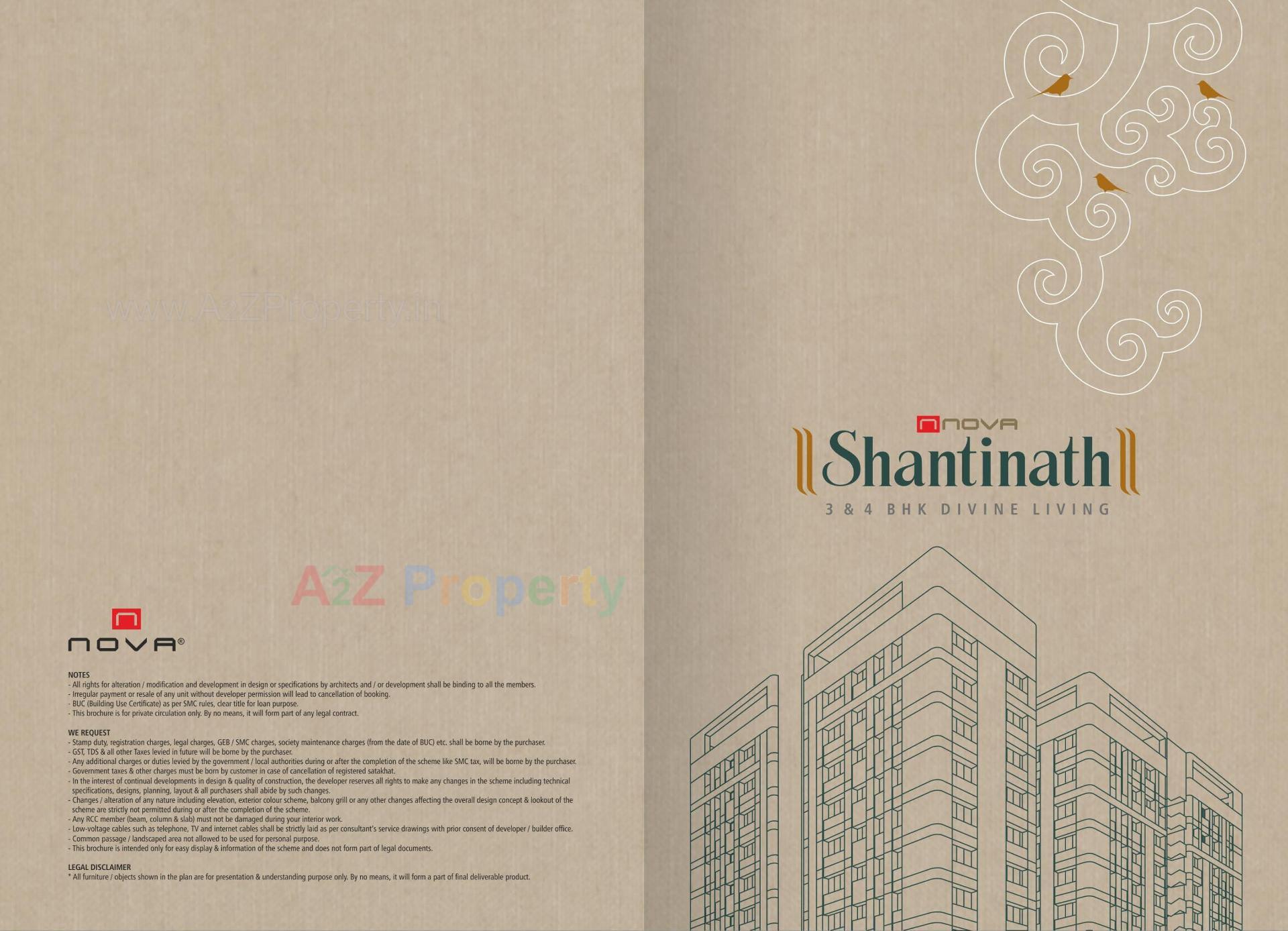  of real estate project Nova Shantinath located at Vesu, Surat, Gujarat