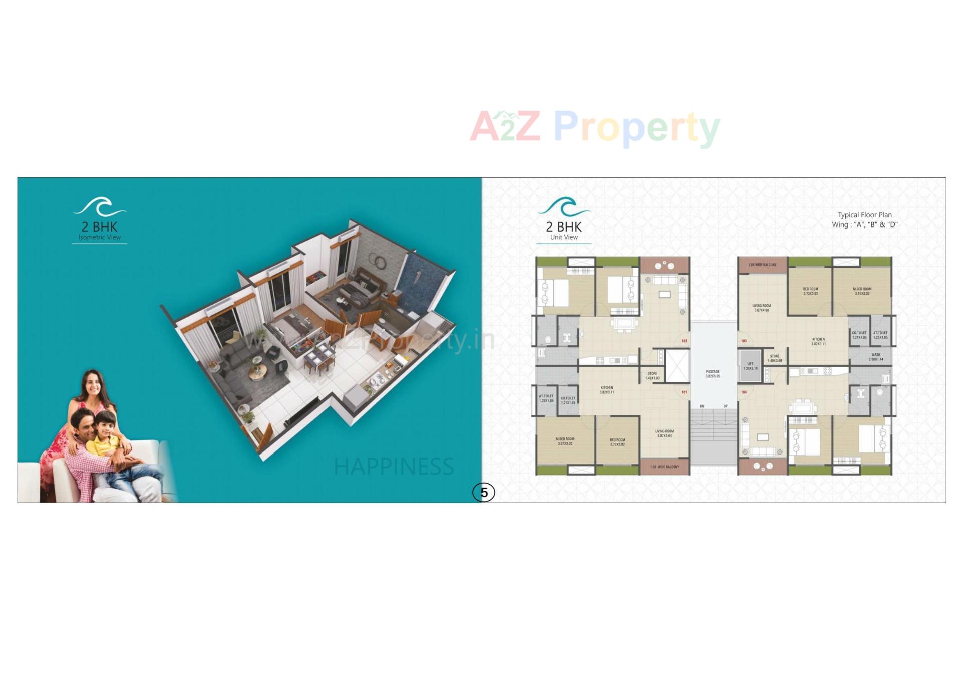 Layout of real estate project Ocean Avenue located at Ichchhapore, Surat, Gujarat