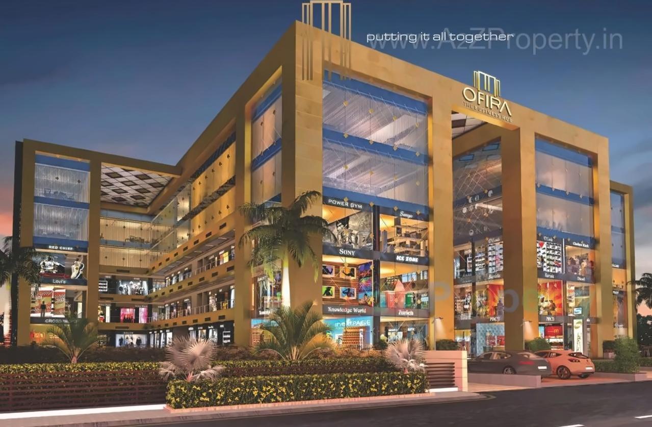 3D Elevation of real estate project Ofira Business Hub located at Bharthana, Surat, Gujarat
