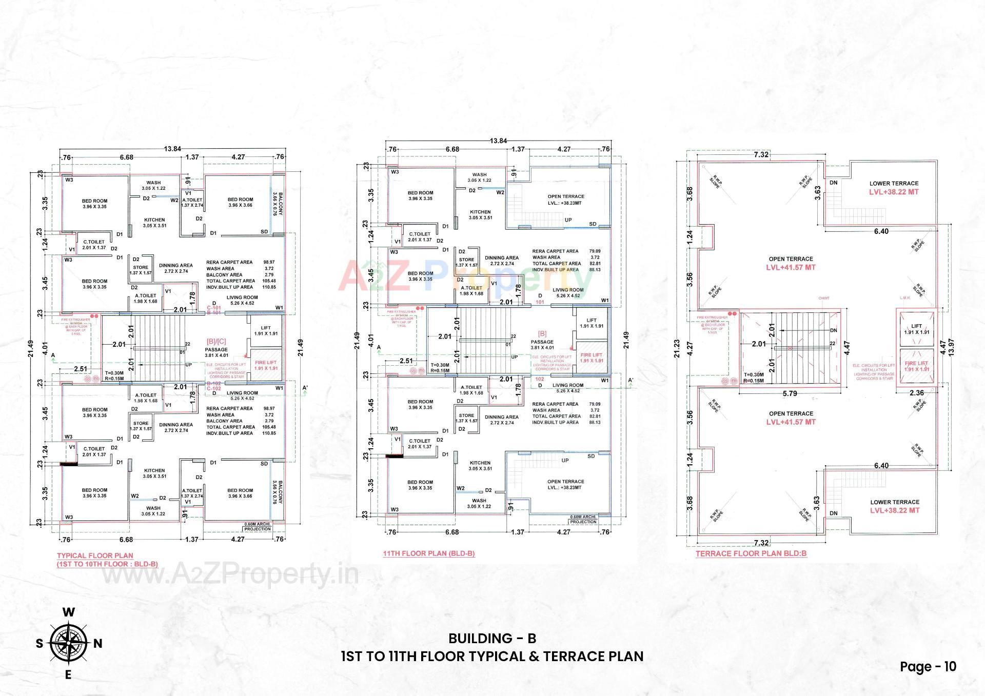 Layout of real estate project Ofira Parshwanath located at Parvat - Magob, Surat, Gujarat