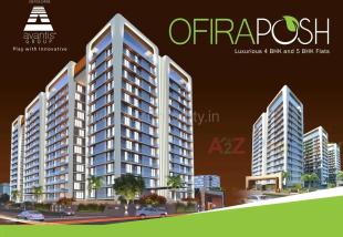 Elevation of real estate project Ofira Posh located at Vesu, Surat, Gujarat