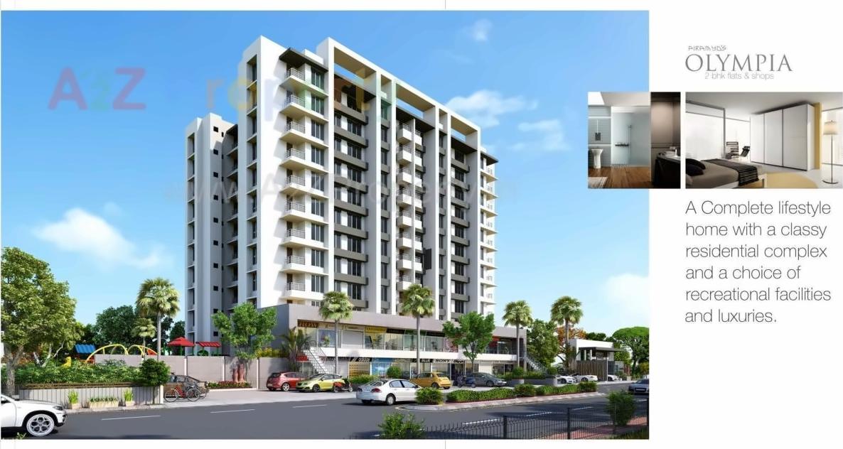 3D Elevation of real estate project Olympia located at Surat, Surat, Gujarat