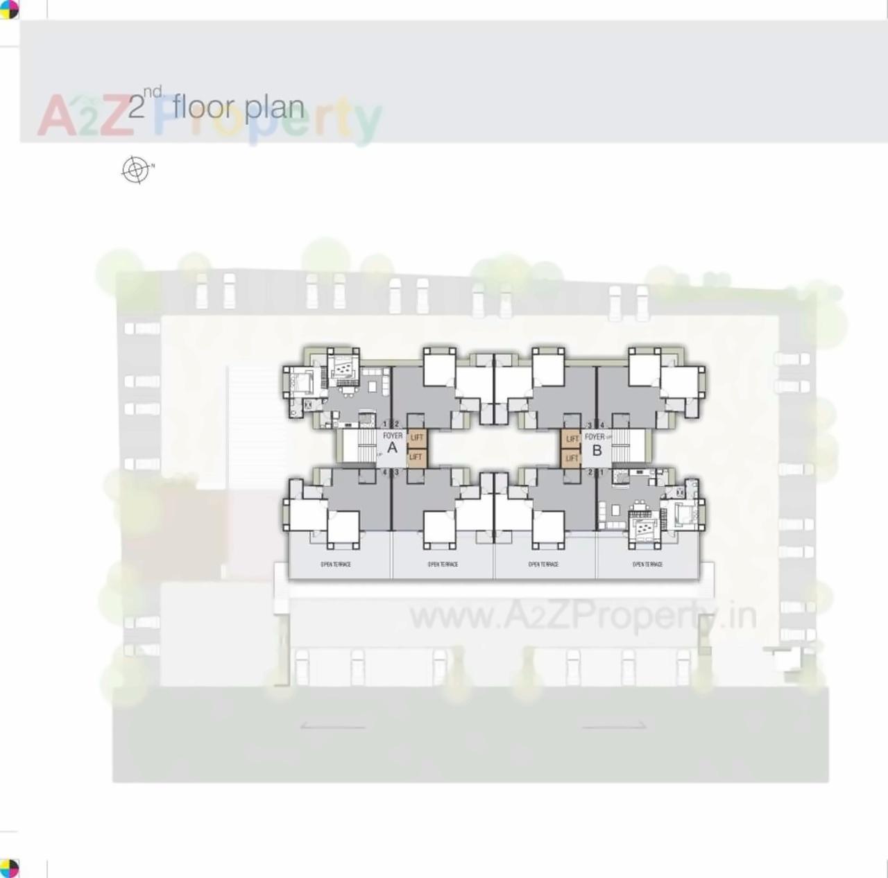 Layout of real estate project Olympia located at Surat, Surat, Gujarat