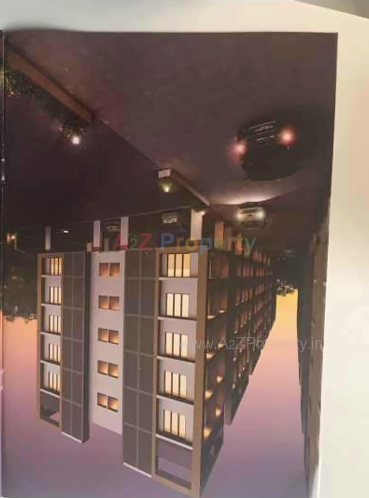 3D Elevation of real estate project Om Palace located at Navagam, Surat, Gujarat