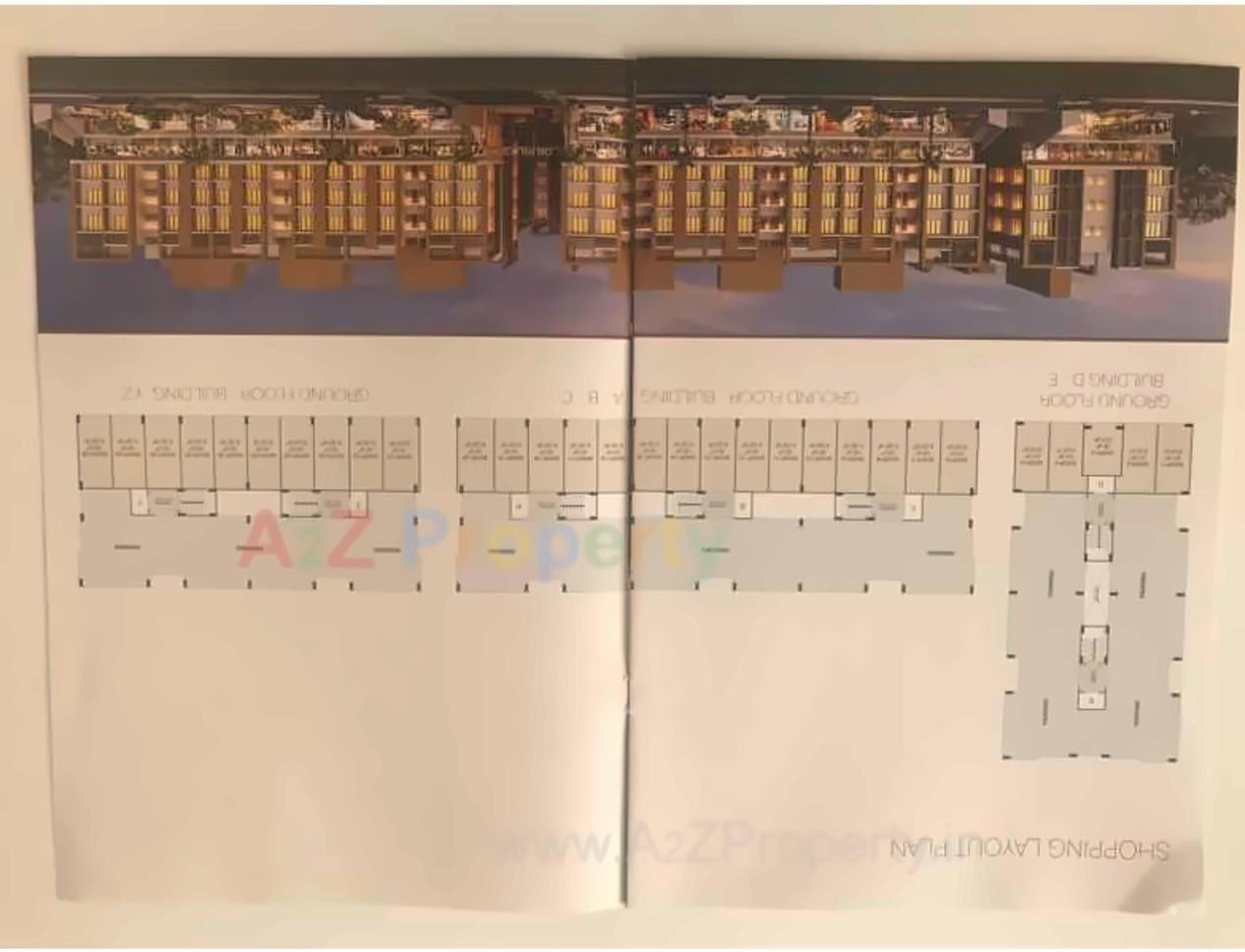 Layout of real estate project Om Palace located at Navagam, Surat, Gujarat