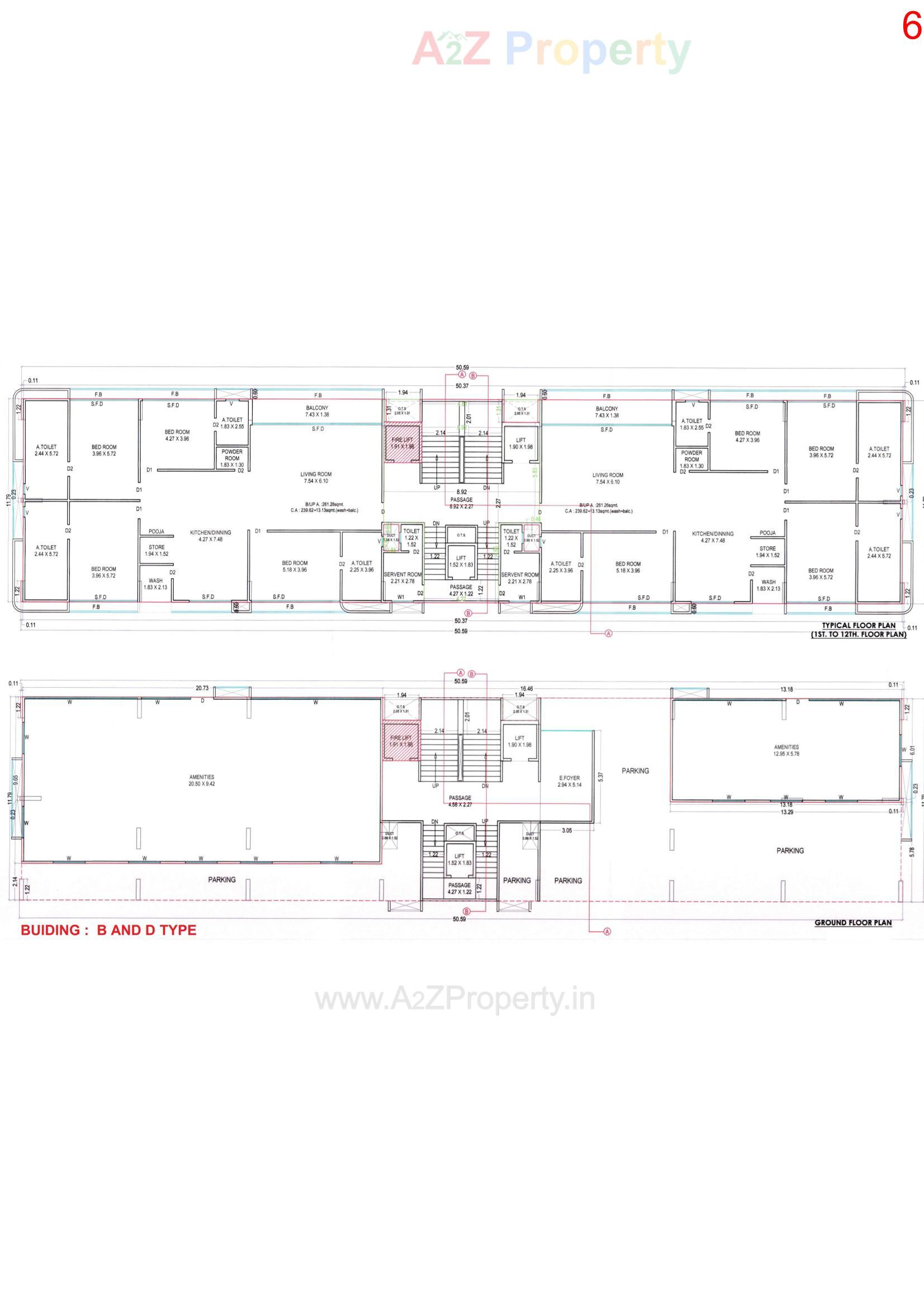 Layout of real estate project Om Shashwat located at Vesu, Surat, Gujarat