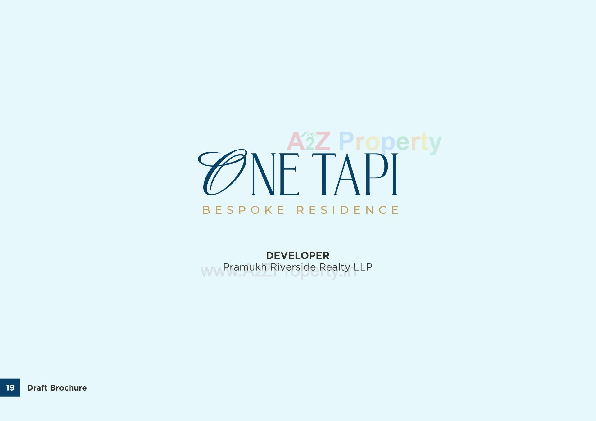  of real estate project One Tapi located at Piplod, Surat, Gujarat