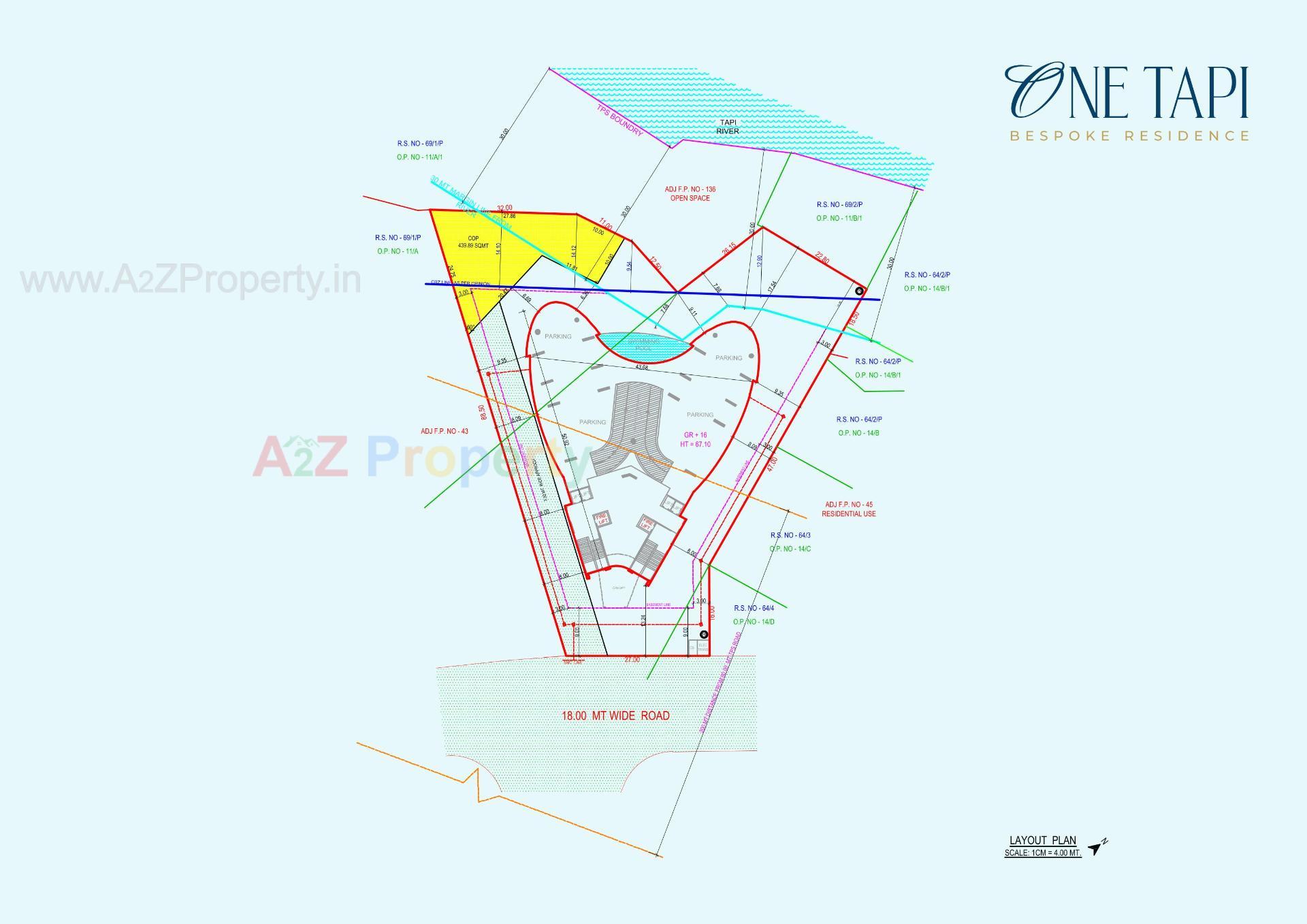  of real estate project One Tapi located at Piplod, Surat, Gujarat