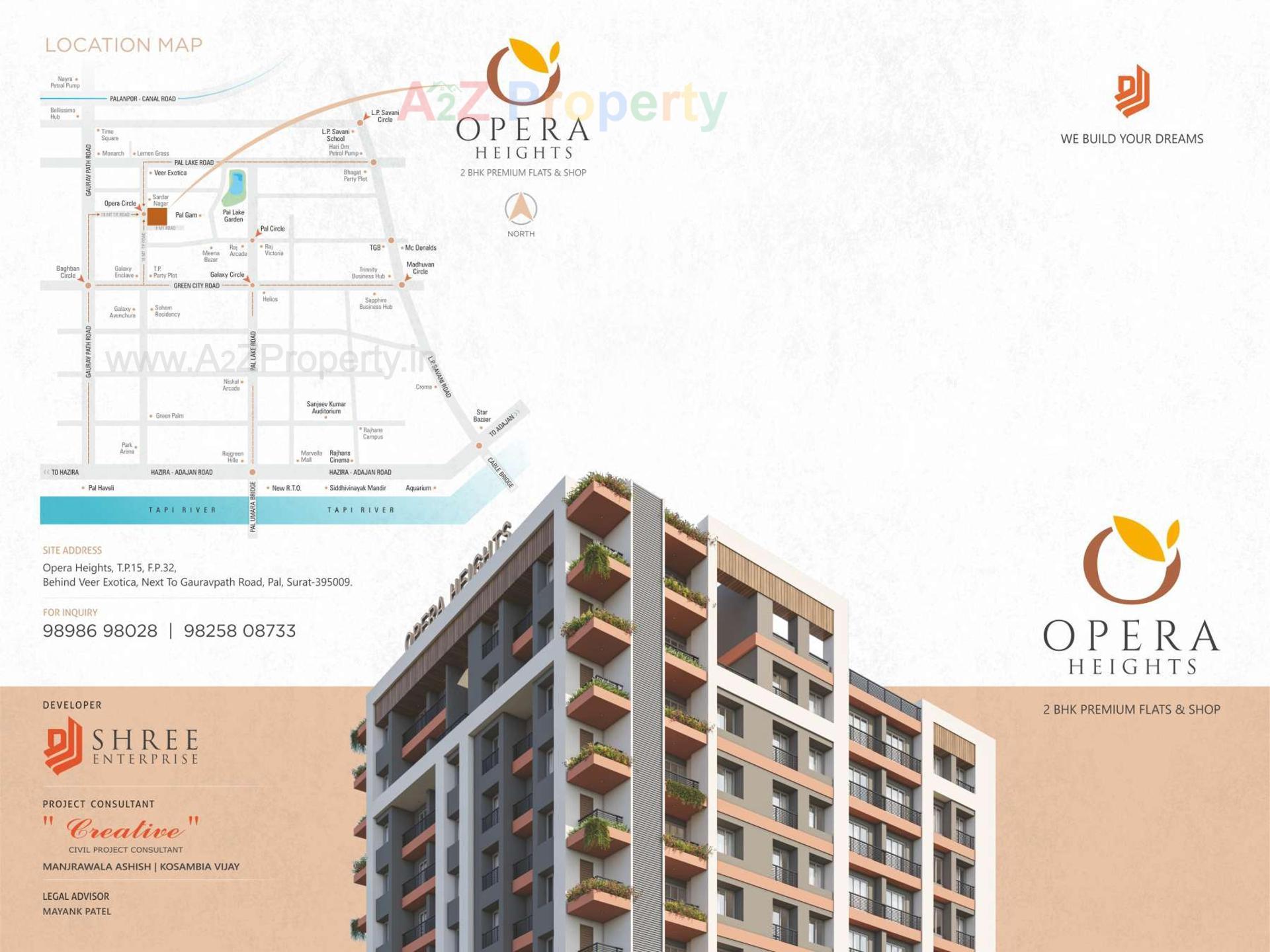  of real estate project Opera Heights located at Pal, Surat, Gujarat