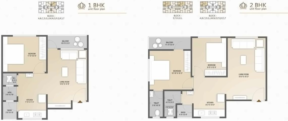 Layout of real estate project Opera Prince located at Kholvad, Surat, Gujarat