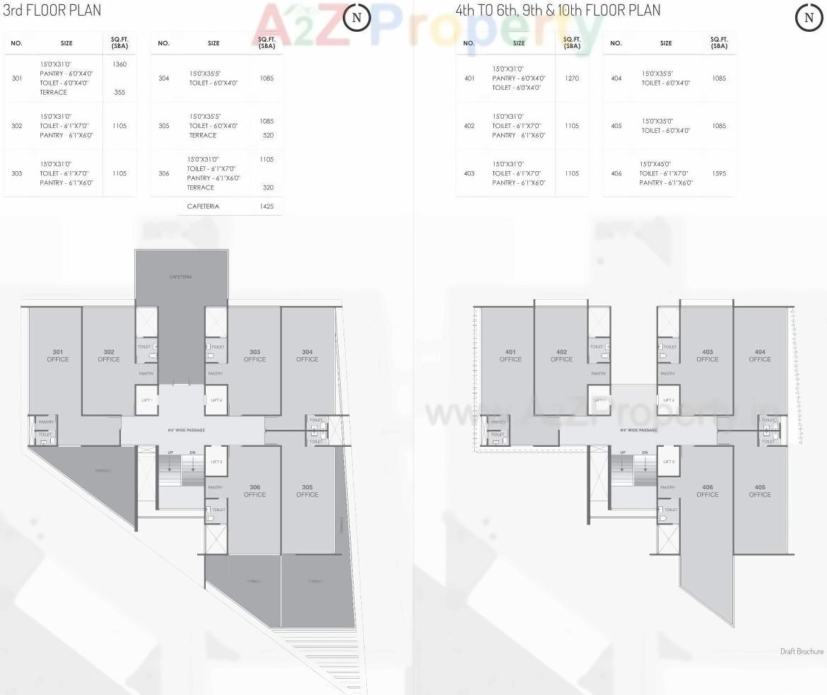 Layout of real estate project Orbit located at Puna, Surat, Gujarat