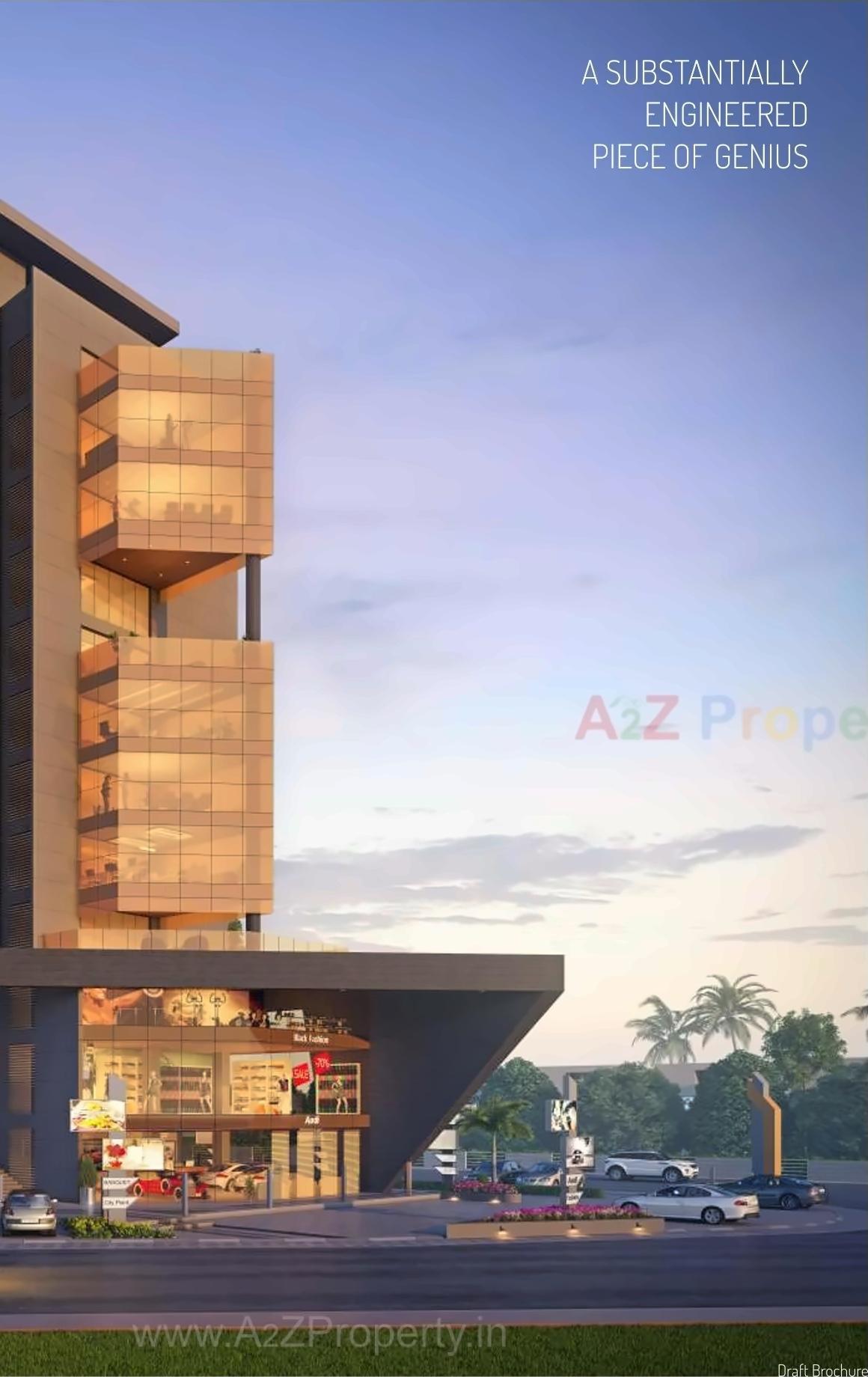 3D Elevation of real estate project Orbit located at Puna, Surat, Gujarat