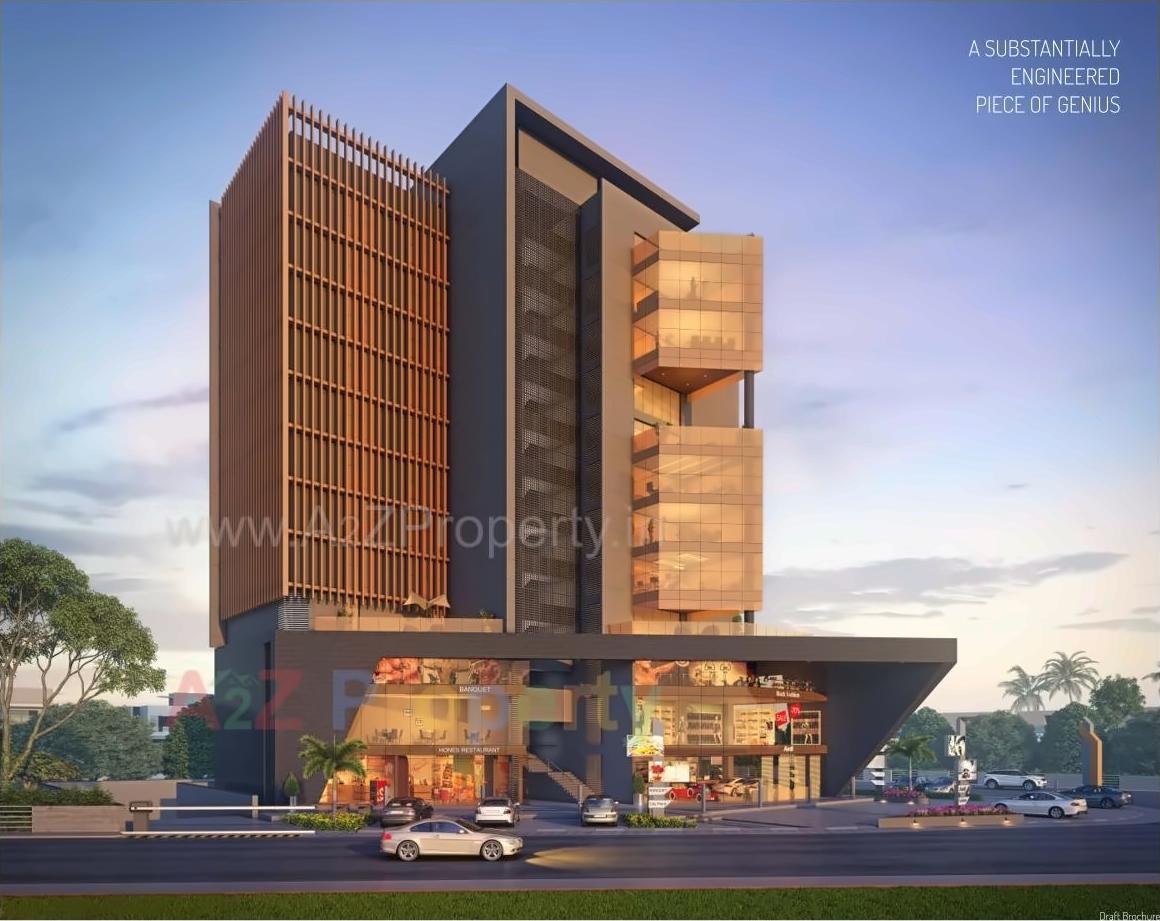 3D Elevation of real estate project Orbit located at Puna, Surat, Gujarat