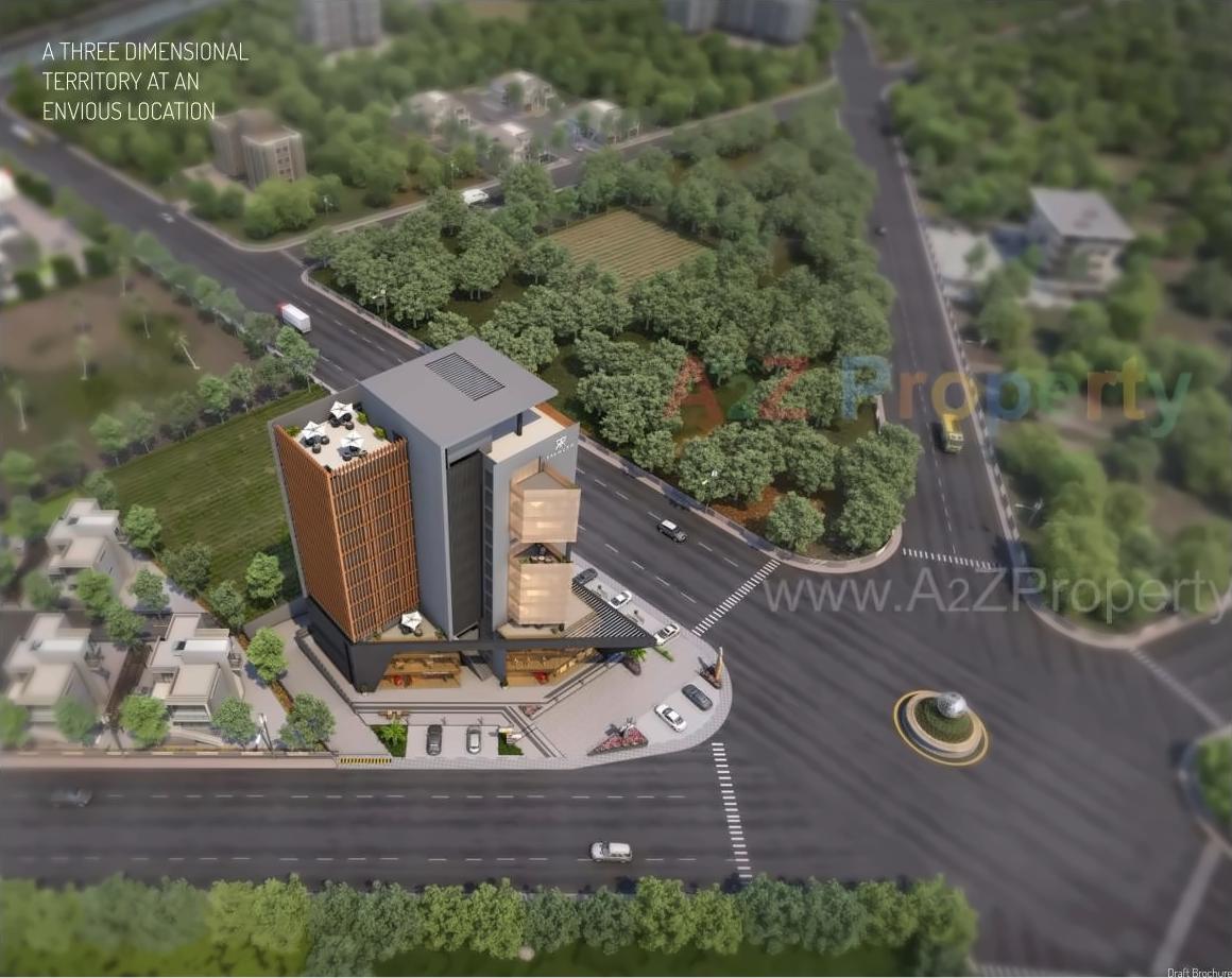 3D Elevation of real estate project Orbit located at Puna, Surat, Gujarat