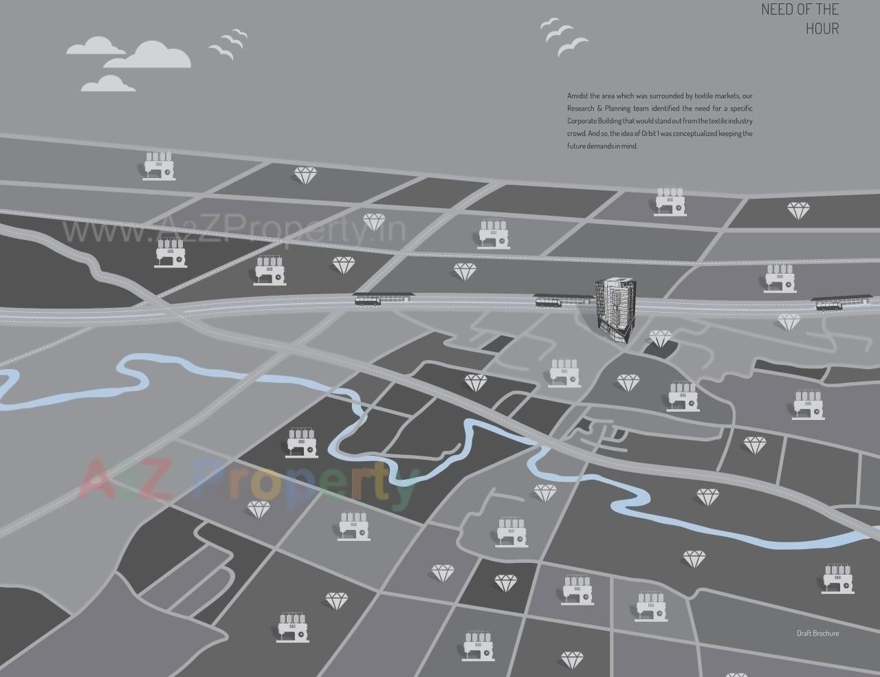  of real estate project Orbit located at Puna, Surat, Gujarat