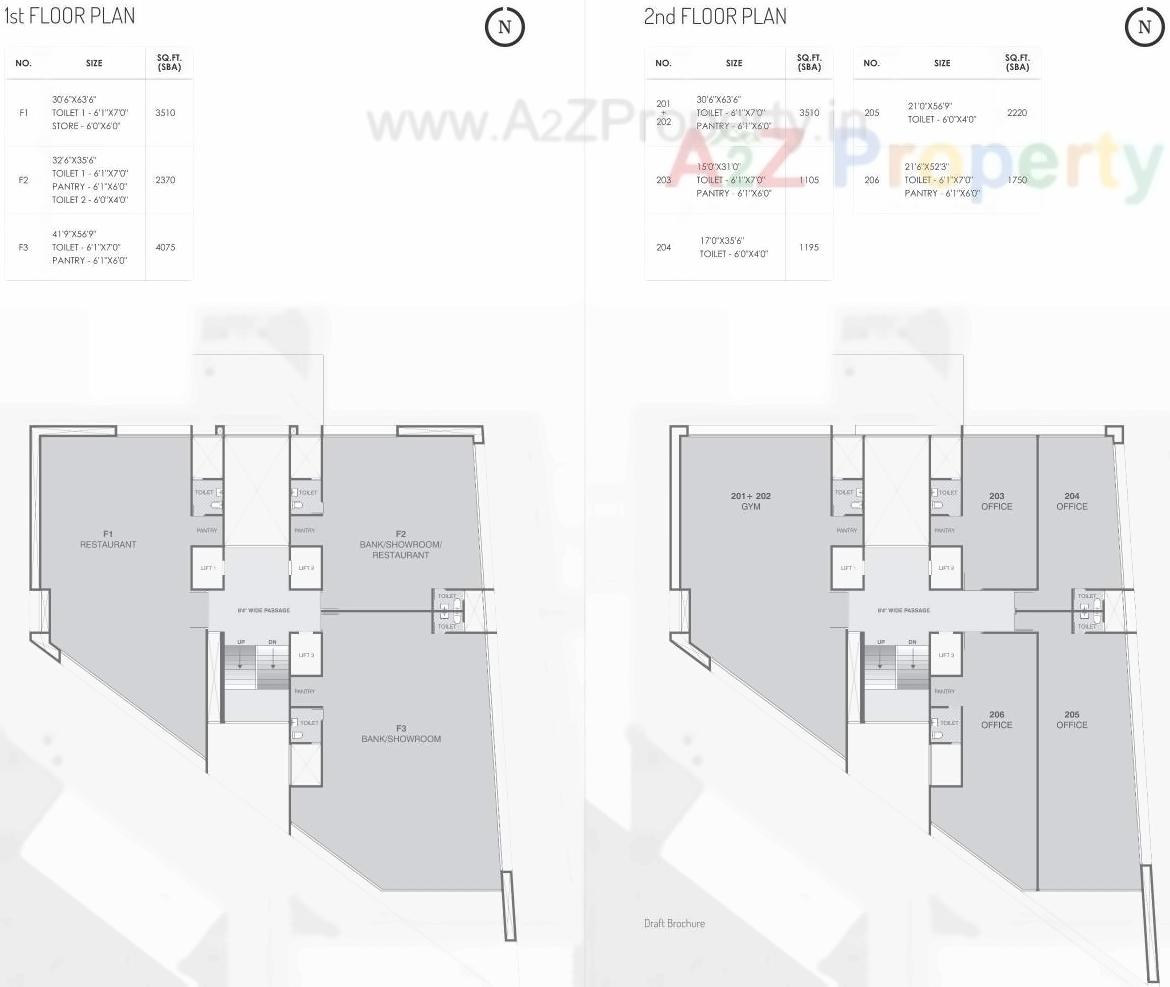 Layout of real estate project Orbit located at Puna, Surat, Gujarat