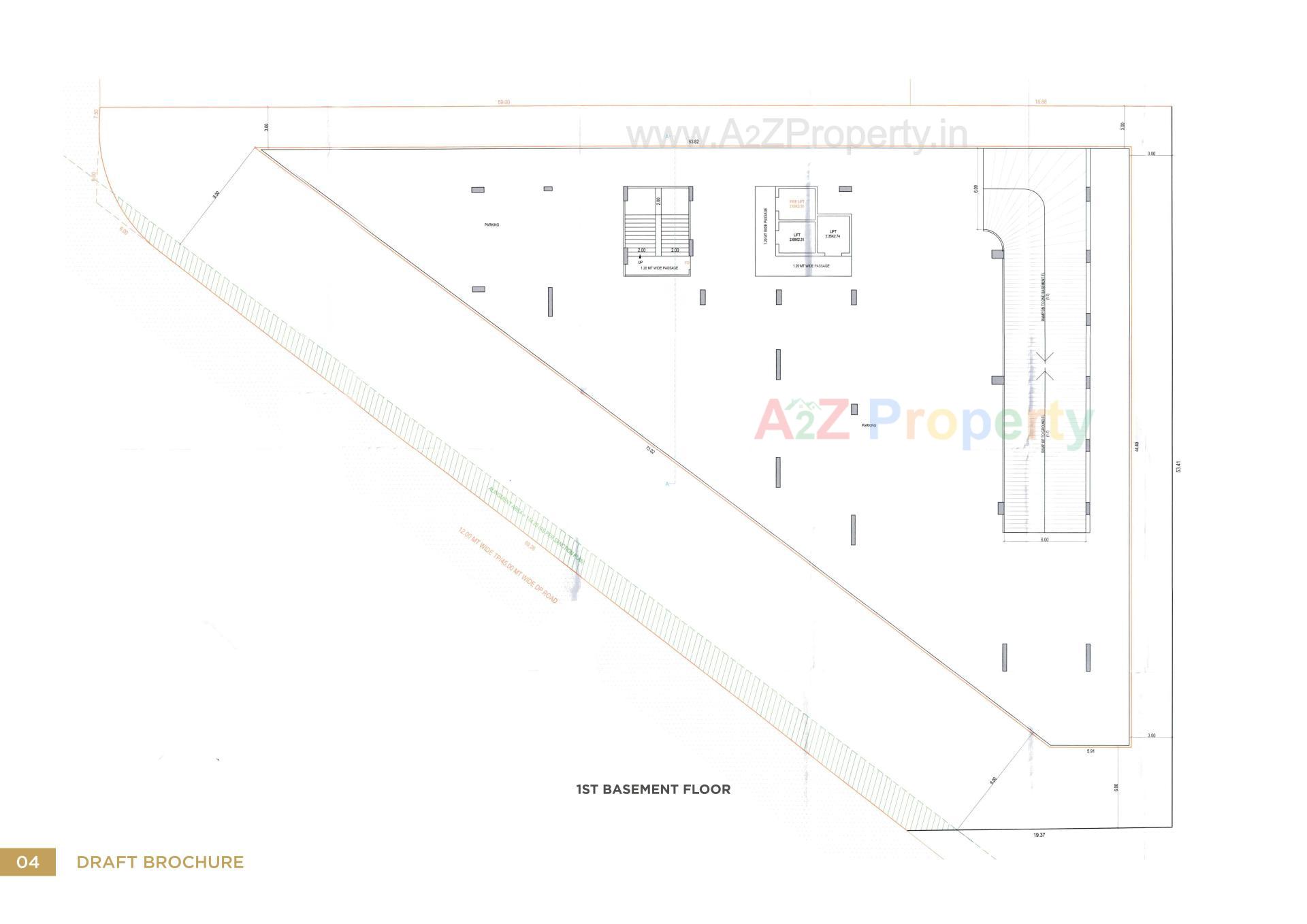  of real estate project Orbit located at Vesu, Surat, Gujarat