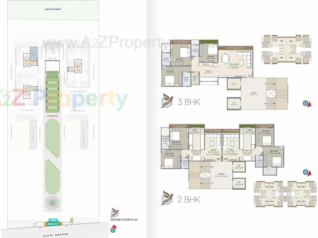 Orchid Fantasia 2 BHK Flats, 3 BHK Flats at Jahangirabad, Surat