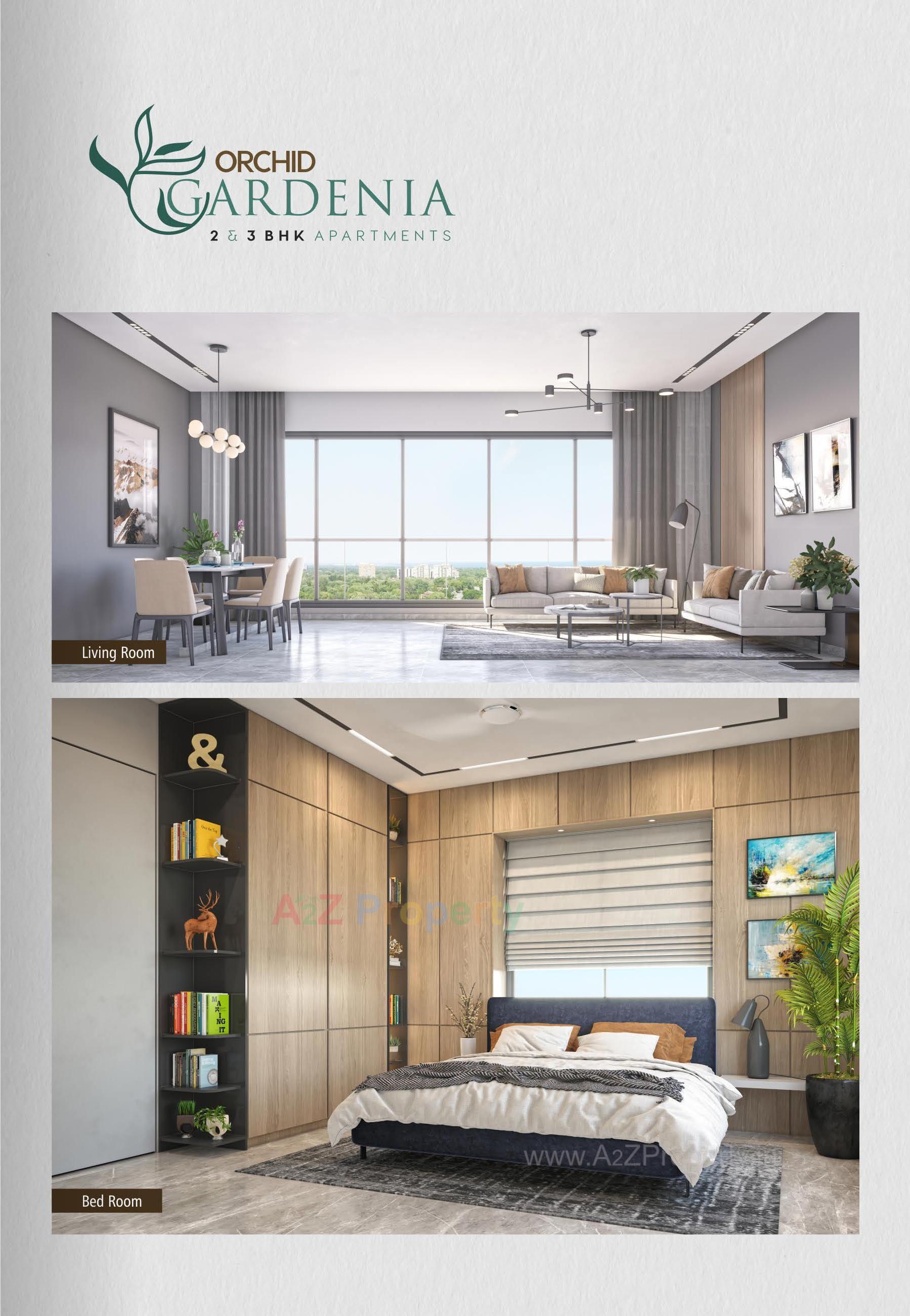 3D Elevation of real estate project Orchid Gardenia located at Palanpor, Surat, Gujarat