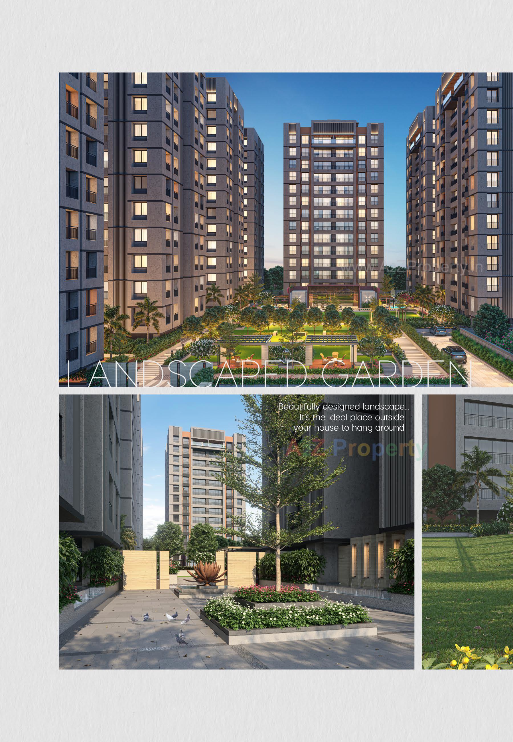3D Elevation of real estate project Orchid Gardenia located at Palanpor, Surat, Gujarat