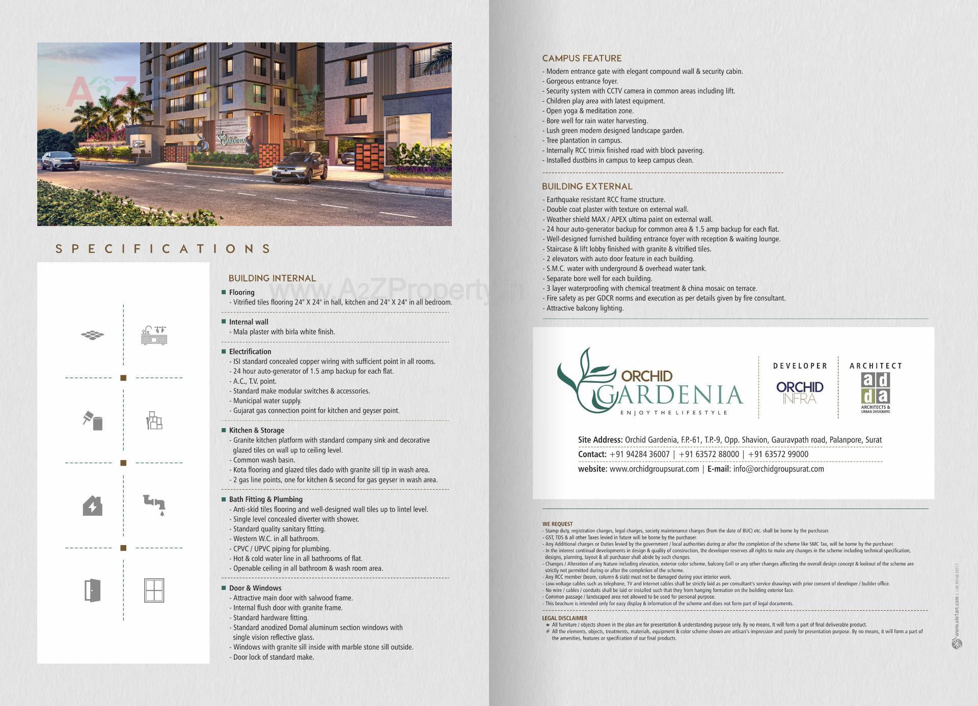  of real estate project Orchid Gardenia located at Palanpor, Surat, Gujarat