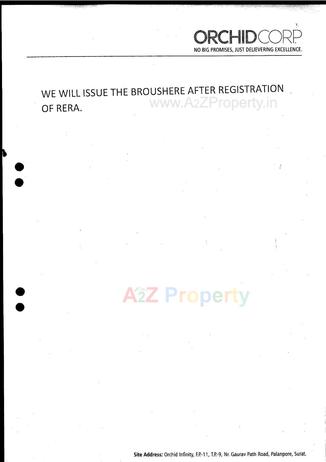  of real estate project Orchid Infinity located at Bhesan, Surat, Gujarat