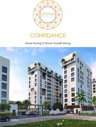Elevation of real estate project Oriana Residency located at Umra, Surat, Gujarat