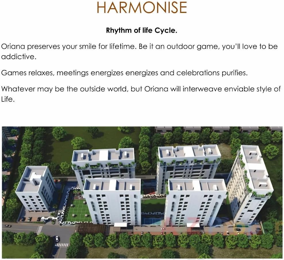  of real estate project Oriana Residency located at Umra, Surat, Gujarat